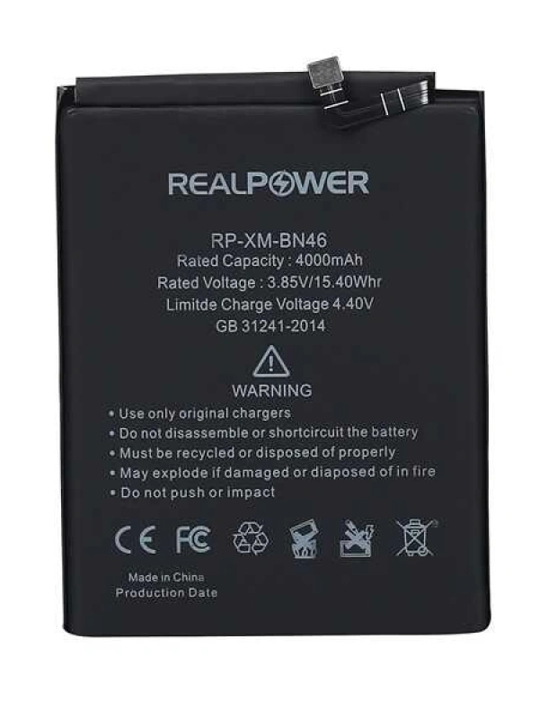 RealPower Xiaomi Uyumlu Redmi Note 8 Batarya