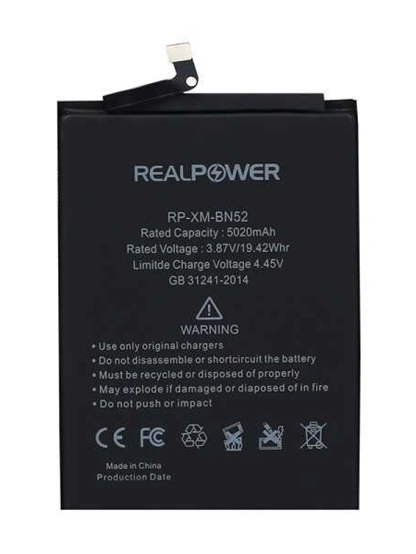 RealPower Xiaomi Uyumlu Redmi 9a Batarya 5020mah
