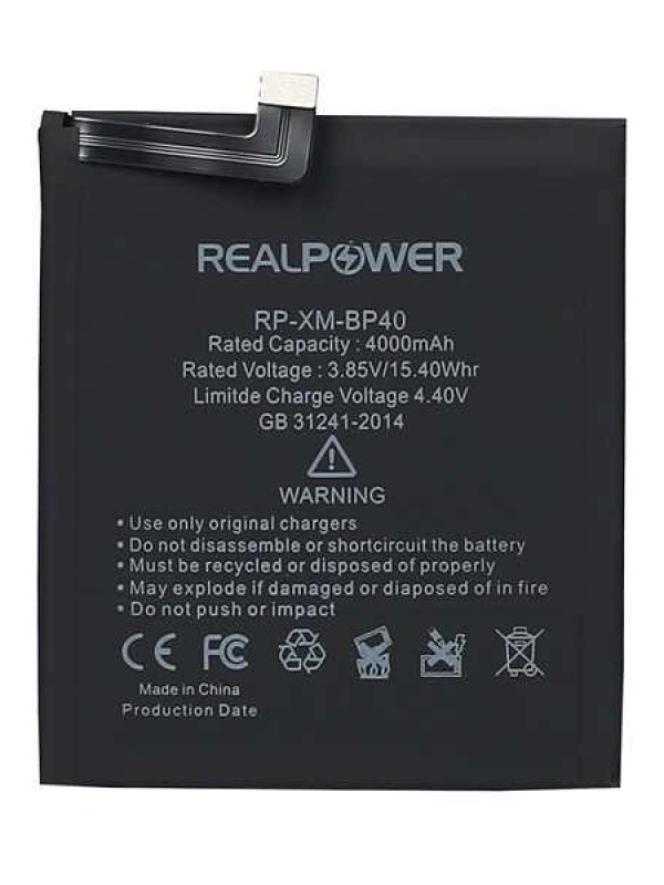 RealPower Xiaomi Uyumlu Mi 9t Pro Batarya 4000mah