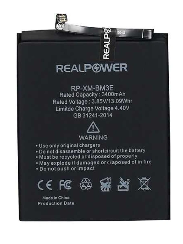 RealPower Xiaomi Uyumlu Mi 8 Batarya 3400mah