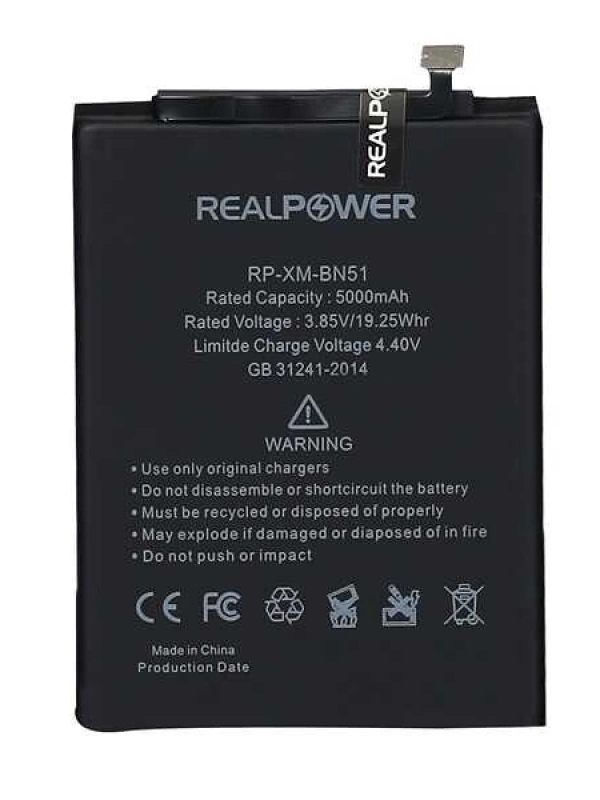 RealPower Xiaomi Uyumlu Mi 10t Pro Batarya 5000mah