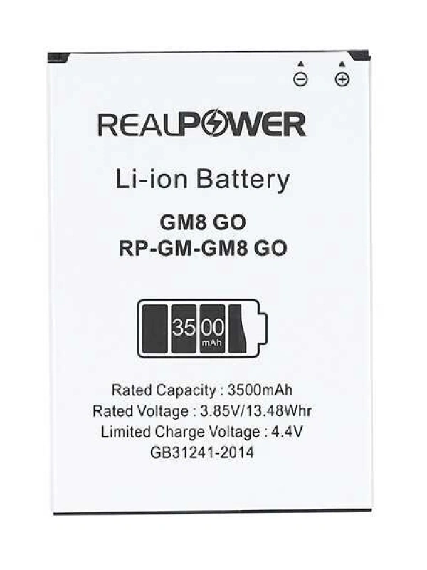 RealPower General Mobile Uyumlu Discovery Gm8 Go Batarya 3500mah