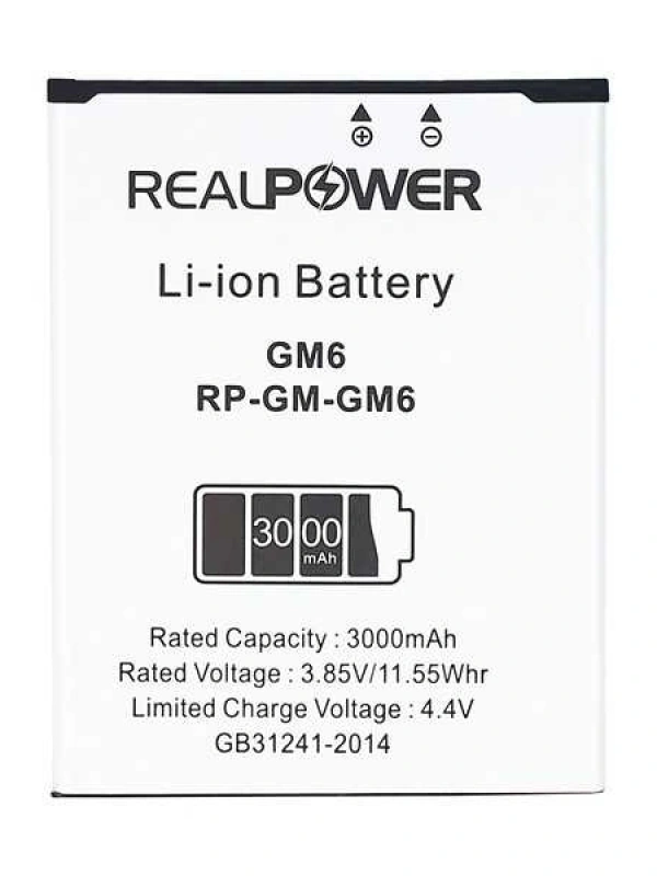 RealPower General Mobile Uyumlu Discovery Gm6 Batarya 3000mah