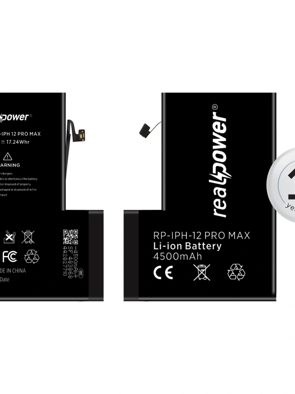 RealPower Apple Uyumlu iPhone 12 Pro Max Yüksek Kapasiteli Batarya 4500mah