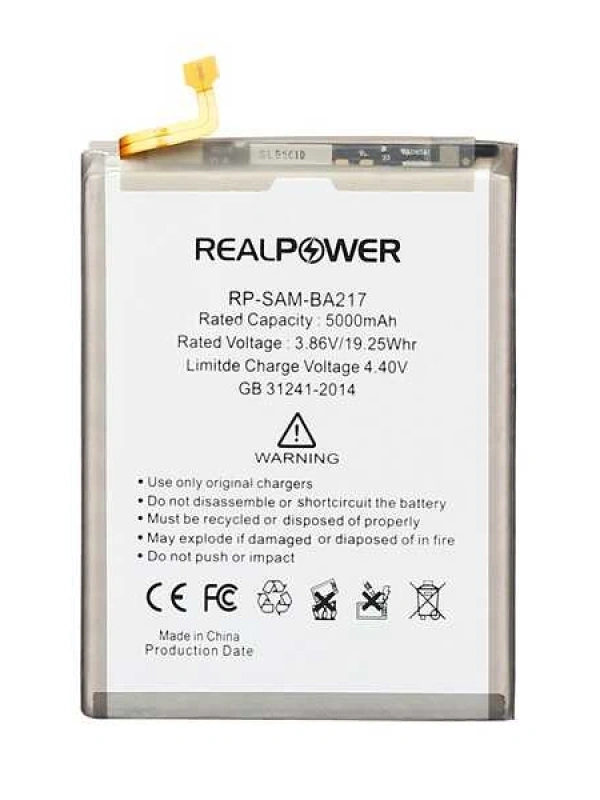 RealPower Samsung Uyumlu Galaxy A12 A125 Batarya 5000mah