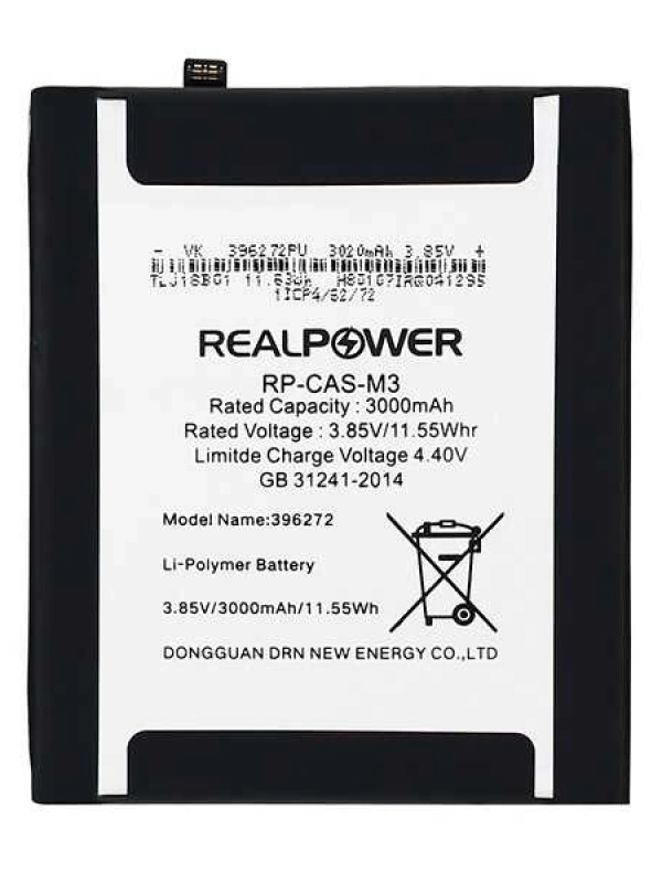 RealPower Casper Uyumlu Via M1 Batarya 3000mah
