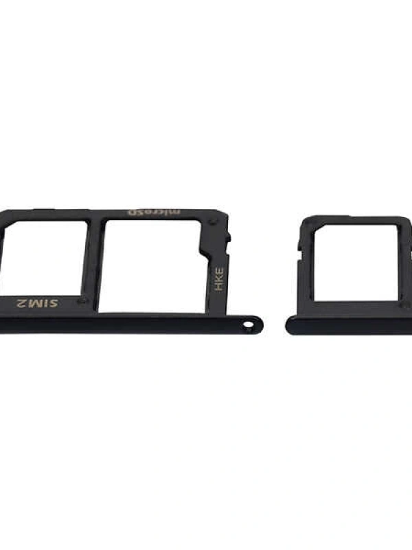 Samsung Uyumlu Galaxy A6 Plus A605 Sim Kart Tepsisi Siyah