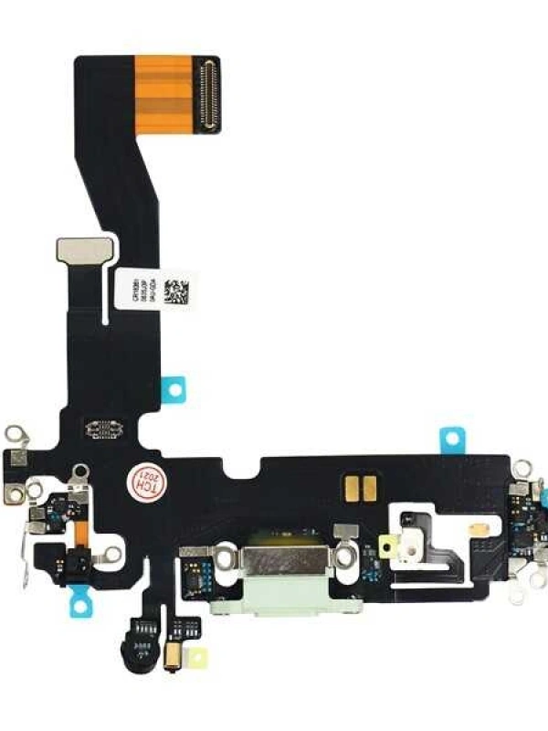 Apple Uyumlu iPhone 12 Şarj Soketli Mikrofon Filmi Flex Yeşil