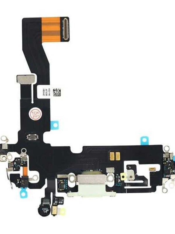 Apple Uyumlu iPhone 12 Pro Şarj Soketli Mikrofon Filmi Flex Yeşil