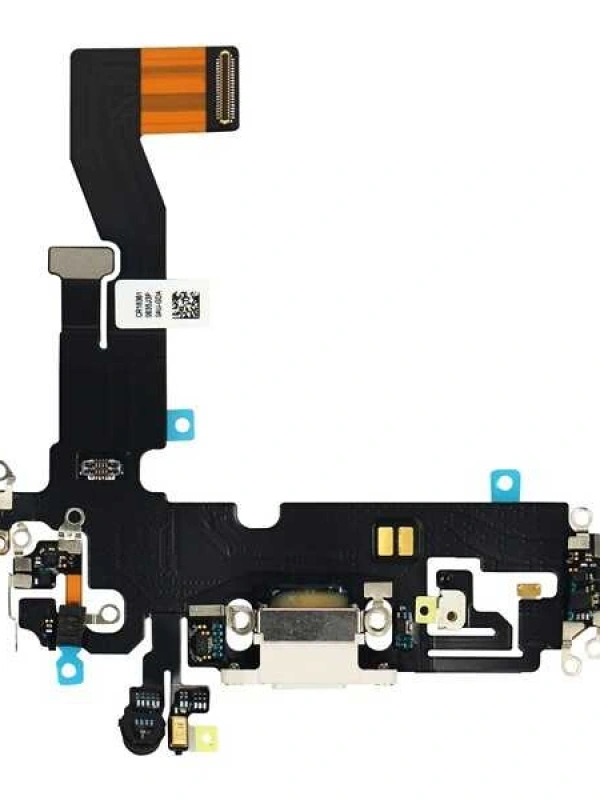 Apple Uyumlu iPhone 12 Pro Şarj Soketli Mikrofon Filmi Flex Beyaz