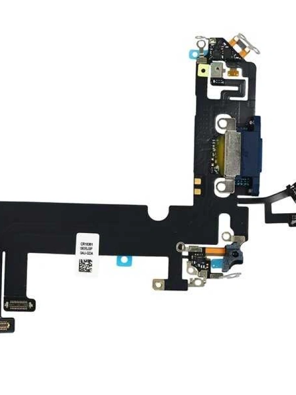 Apple Uyumlu iPhone 12 Mini Şarj Soketli Mikrofon Filmi Flex Mavi
