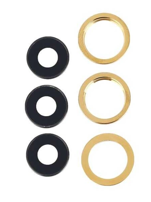 Apple Uyumlu iPhone 12 Pro Max Kamera Lensi Gold