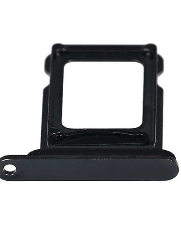 Apple Uyumlu iPhone 12 Pro Max Sim Kart Tepsisi Siyah Çift Simli