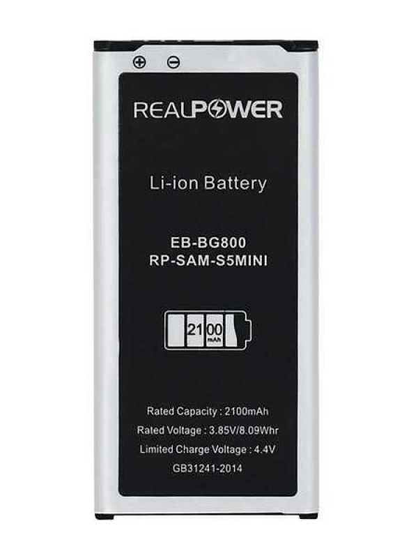 RealPower Samsung Uyumlu Galaxy S5 Mini G800 Batarya 2800mAh