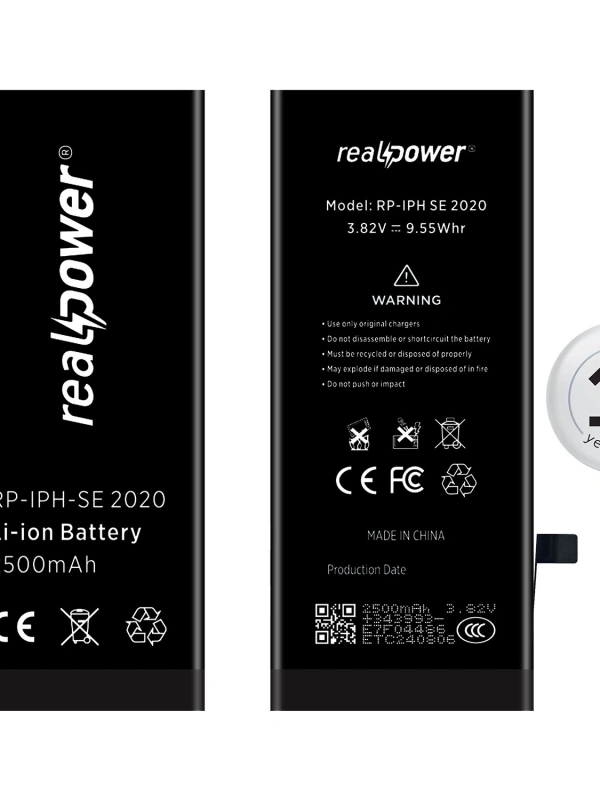 RealPower Apple Uyumlu iPhone Se 2020 Yüksek Kapasiteli Batarya 2500mah