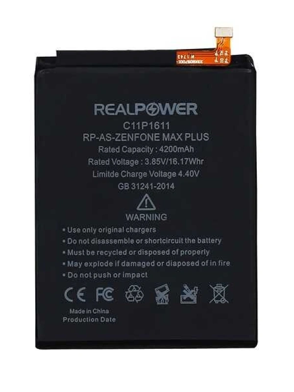 RealPower Asus Uyumlu Zenfone Max Plus M1  Batarya