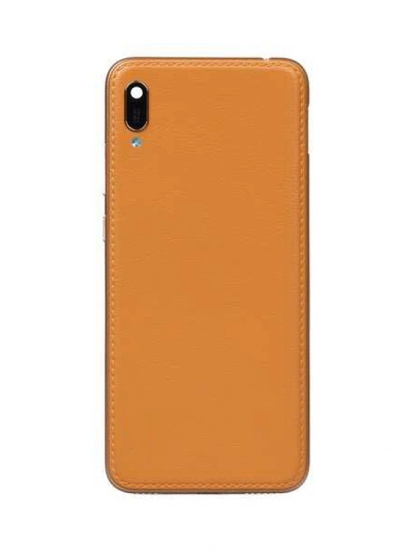 Huawei Uyumlu Y6 2019 Kasa Kapak Gold Home Tuş Yeri Kapalı
