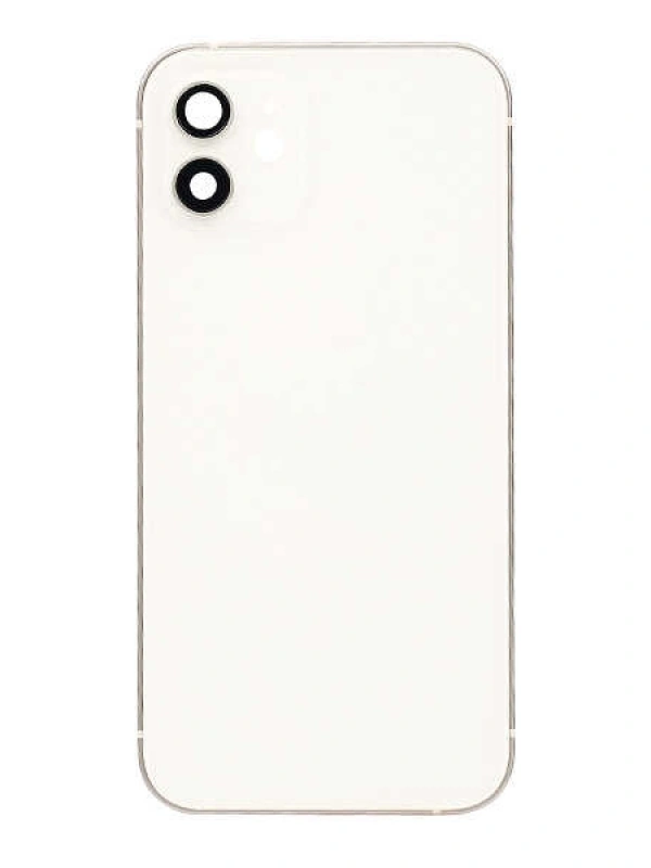Apple Uyumlu iPhone 12 Kasa Kapak Beyaz Boş
