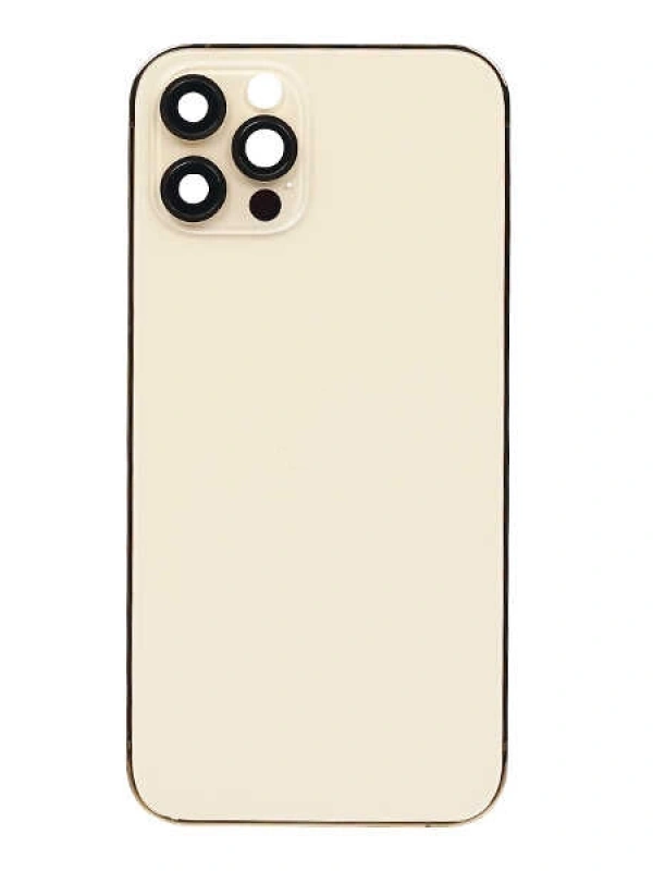 Apple Uyumlu iPhone 12 Pro Kasa Kapak Gold Boş