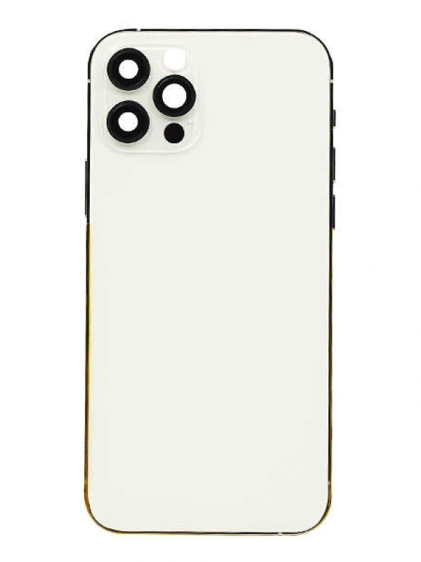 Apple Uyumlu iPhone 12 Pro Kasa Kapak Beyaz Dolu