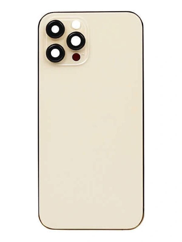 Apple Uyumlu iPhone 12 Pro Max Kasa Kapak Gold Boş