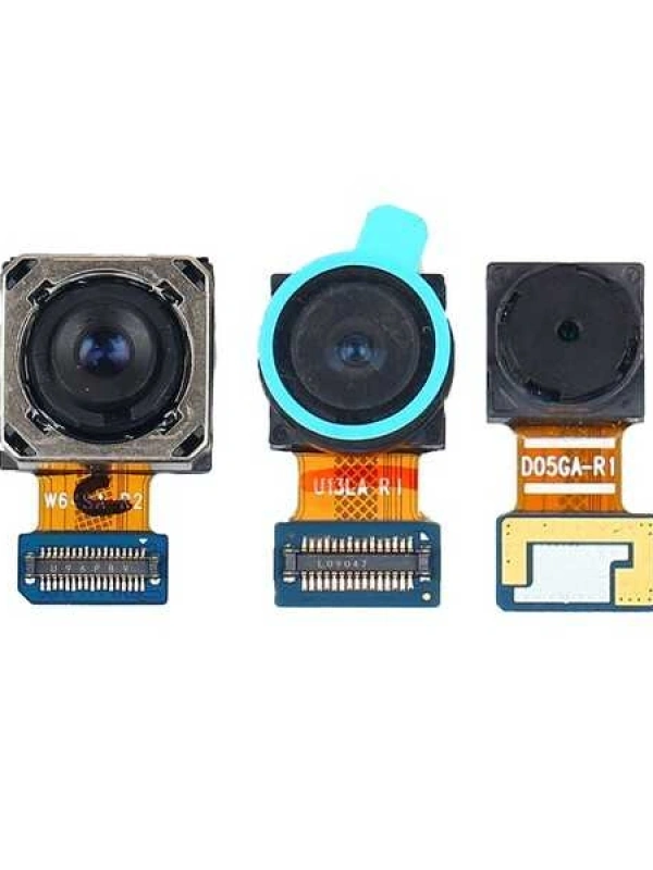 Samsung Uyumlu Galaxy M51 M515 Arka Kamera 3lü Set