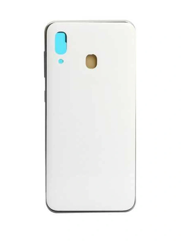 Samsung Uyumlu Galaxy A30 A305 Kasa Kapak Beyaz Çıtasız