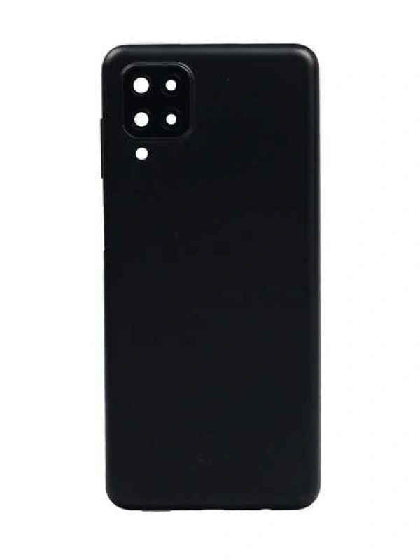 Samsung Uyumlu Galaxy A12 A125 Kasa Kapak Siyah Çıtasız