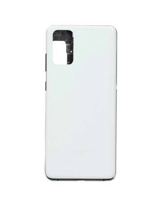 Samsung Uyumlu Galaxy S20 Plus G985 Kasa Kapak Beyaz Çıtalı