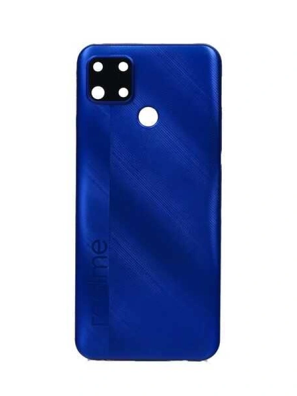 Realme Uyumlu C25 Arka Kapak Mavi