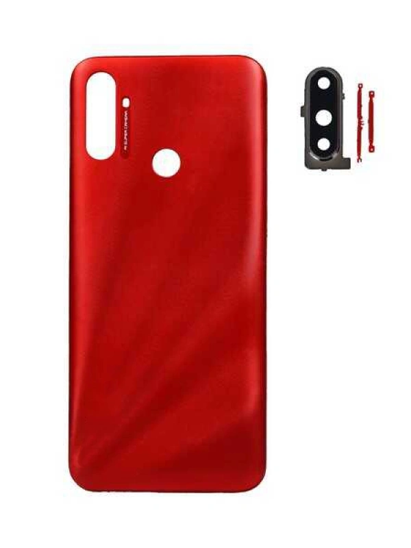 Realme Uyumlu C3 Arka Kapak Kırmızı