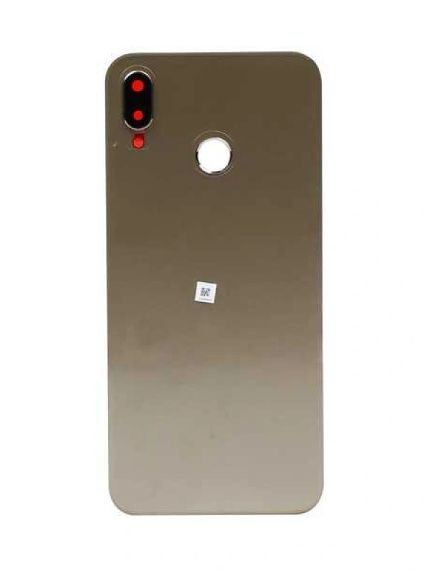 Huawei Uyumlu P20 Lite Arka Kapak Kamera Lensli Gold