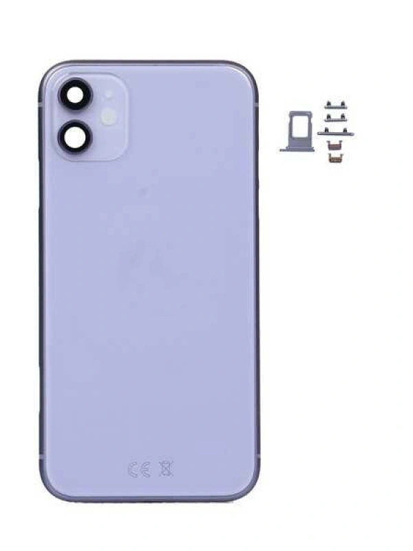 Apple Uyumlu iPhone 11 Kasa Kapak Mor Boş