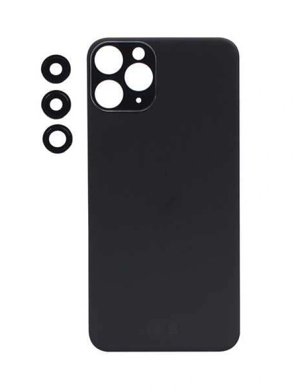 Apple Uyumlu iPhone 11 Pro Arka Kapak Kamera Lensli Siyah