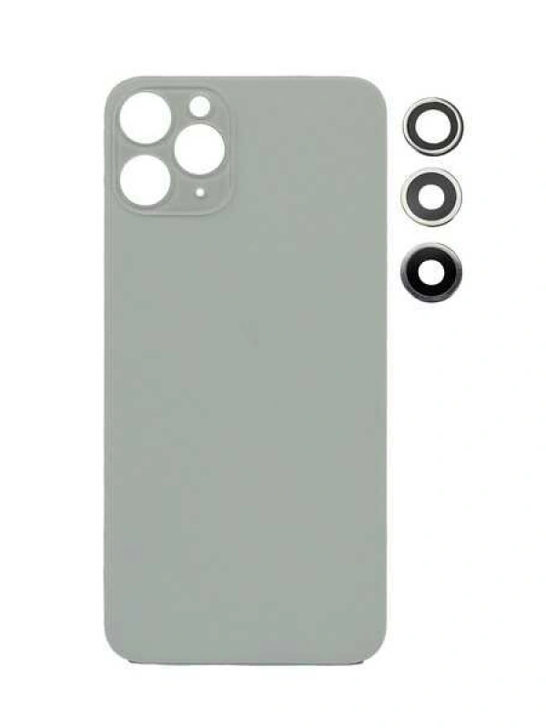 Apple Uyumlu iPhone 11 Pro Max Arka Kapak Kamera Lensli Beyaz
