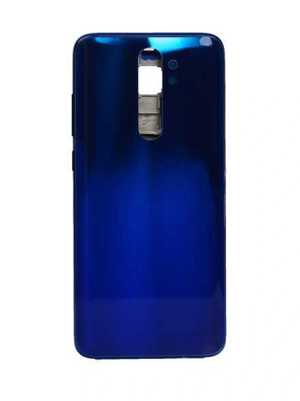 Xiaomi Uyumlu Redmi Note 8 Pro Kasa Kapak Mavi Çıtalı Çift Sim
