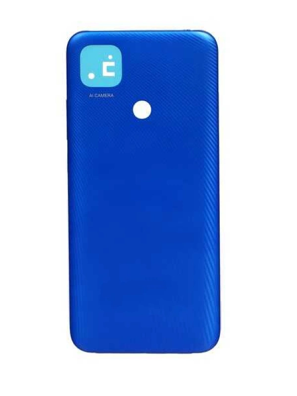 Xiaomi Uyumlu Redmi 9c Kasa Kapak Mavi Çıtalı