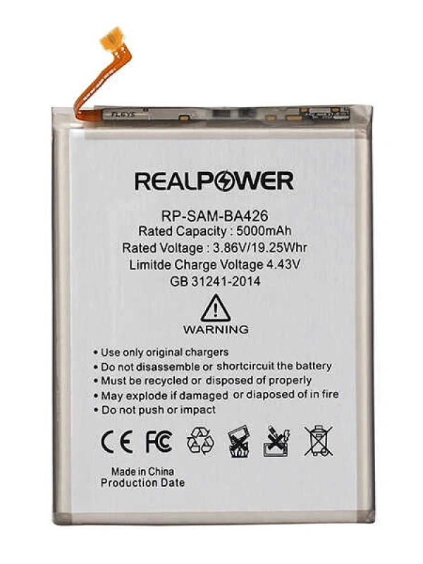 RealPower Samsung Uyumlu Galaxy M32 M325 Batarya 5000mah