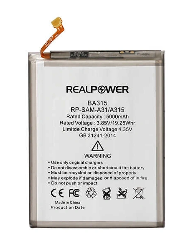 RealPower Samsung Uyumlu Galaxy A22 A225 Batarya 5000mah