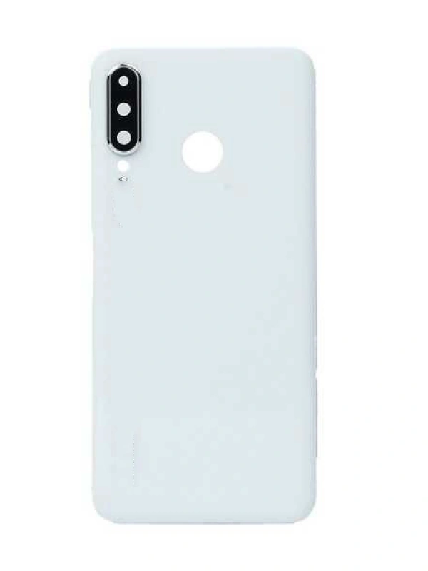 Huawei Uyumlu P30 Lite Arka Kapak Kamera Lensli Beyaz 24mp
