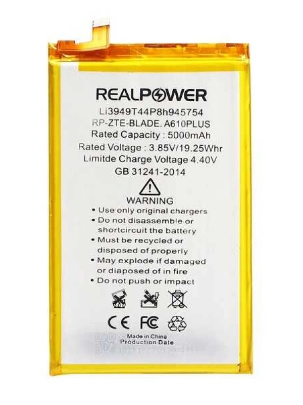 RealPower Zte Uyumlu Blade A610 Plus Batarya