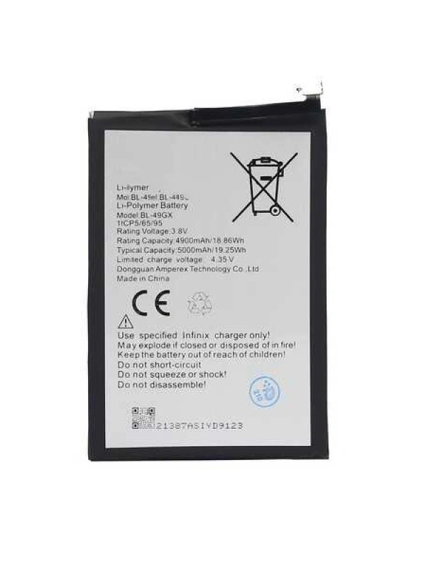 Infinix Uyumlu Note 10 Batarya Bl-49gx
