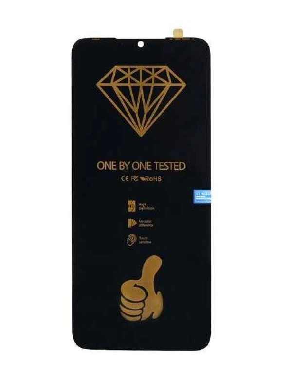 Infinix Uyumlu Hot 10i Lcd Ekran Siyah Çıtasız