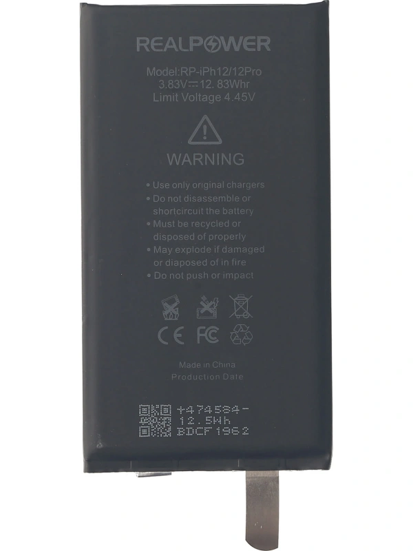 RealPower Apple Uyumlu iPhone 12 Pro Batarya Flexsiz