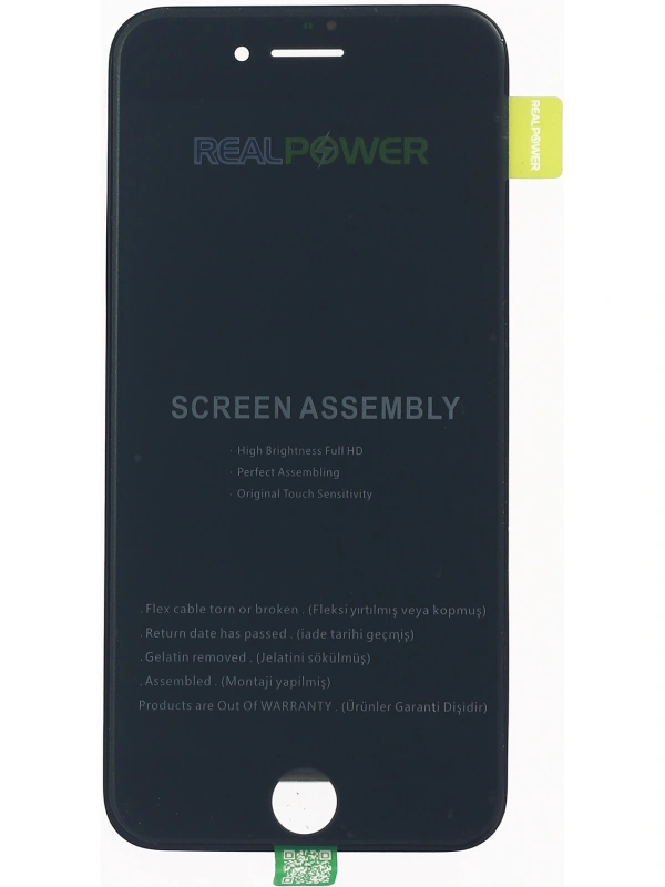 RealPower Apple Uyumlu iPhone 8 Lcd Ekran Hq Siyah