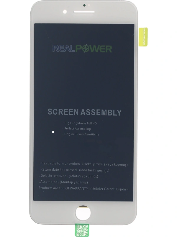 RealPower Apple Uyumlu iPhone 8 Plus Lcd Ekran Hq Beyaz