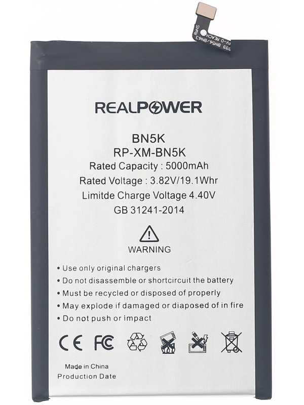RealPower Xiaomi Uyumlu Redmi 12c Batarya