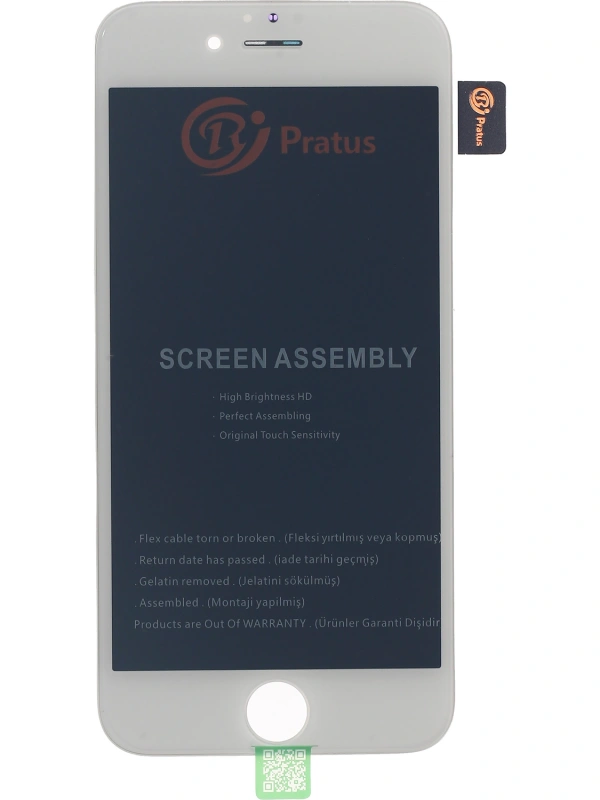 Pratus Apple Uyumlu iPhone 6 Lcd Ekran Beyaz