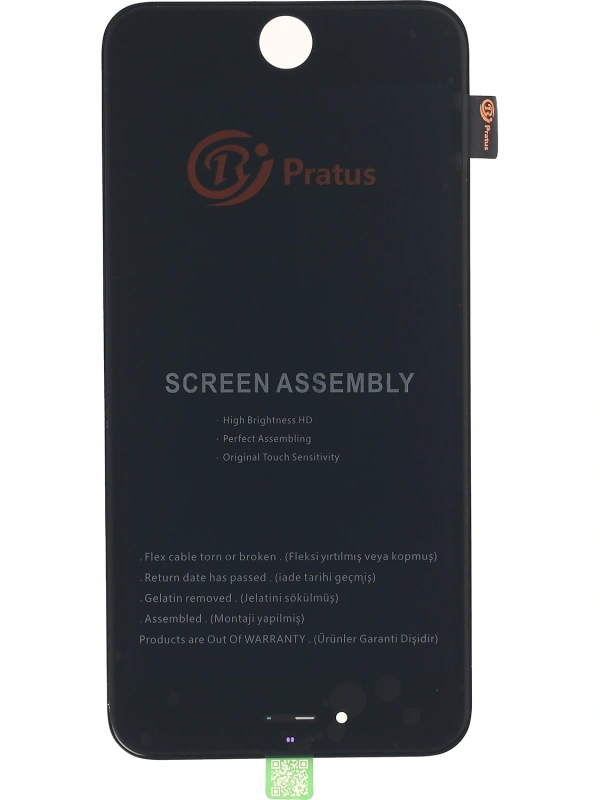 Pratus Apple Uyumlu iPhone 6s Plus Lcd Ekran Siyah