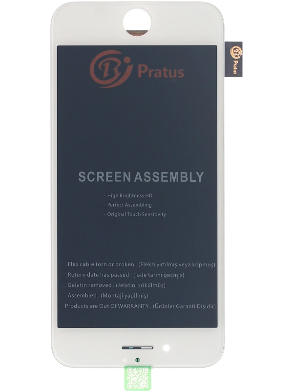 Pratus Apple Uyumlu iPhone 7 Lcd Ekran Beyaz